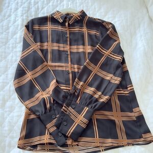 Halogen Plaid Button Up Shirt